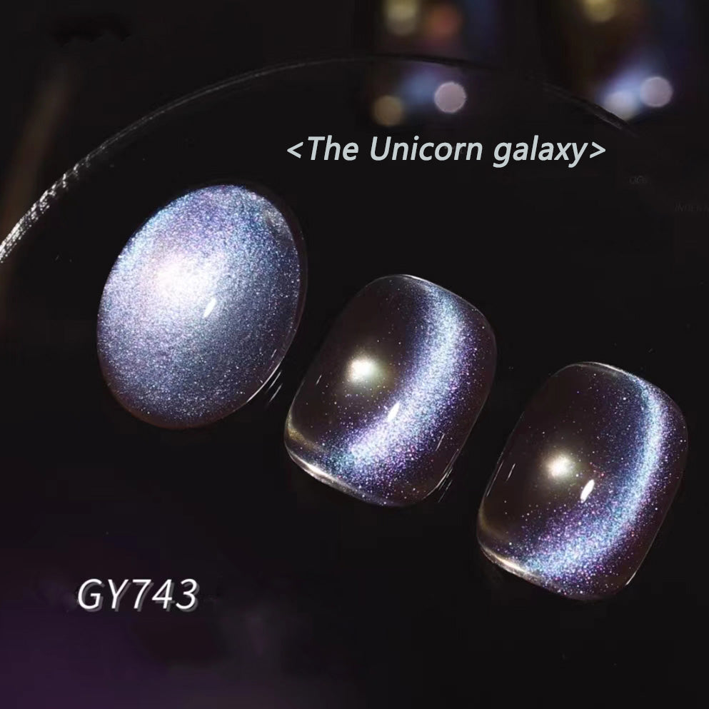 Flash Galaxy cat Eye nail gel