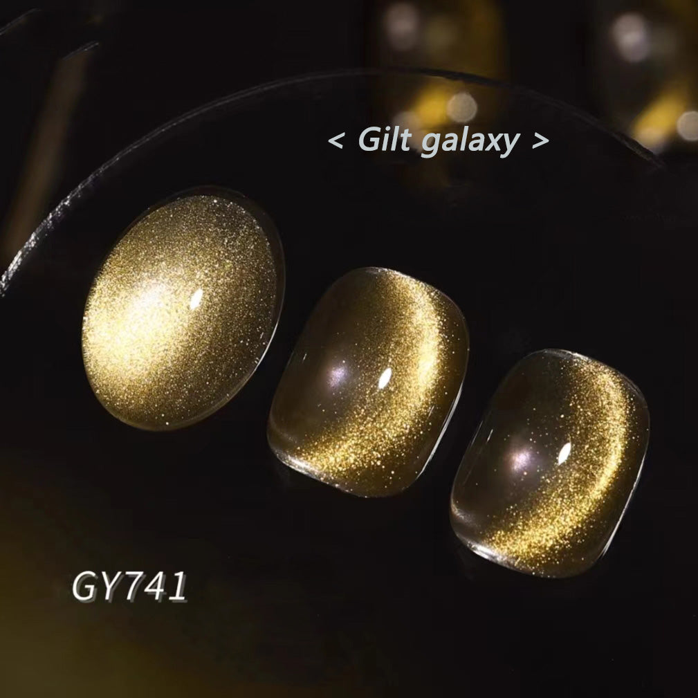 Flash Galaxy cat Eye nail gel