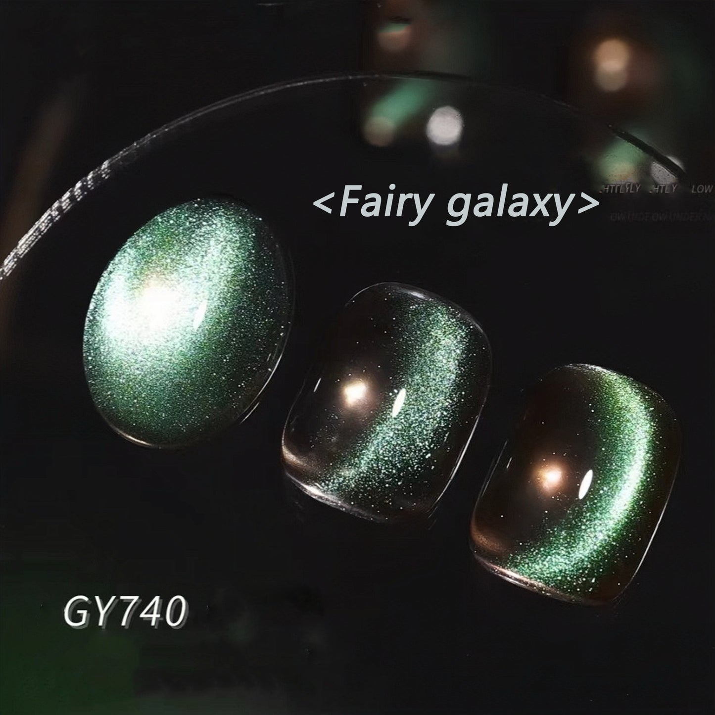 Flash Galaxy cat Eye nail gel
