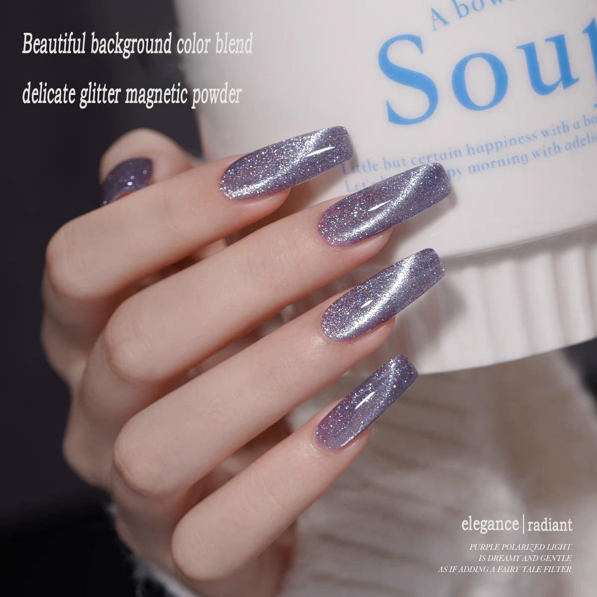 Soft Base Glossy Magnetic Cat Eye Nail Gel