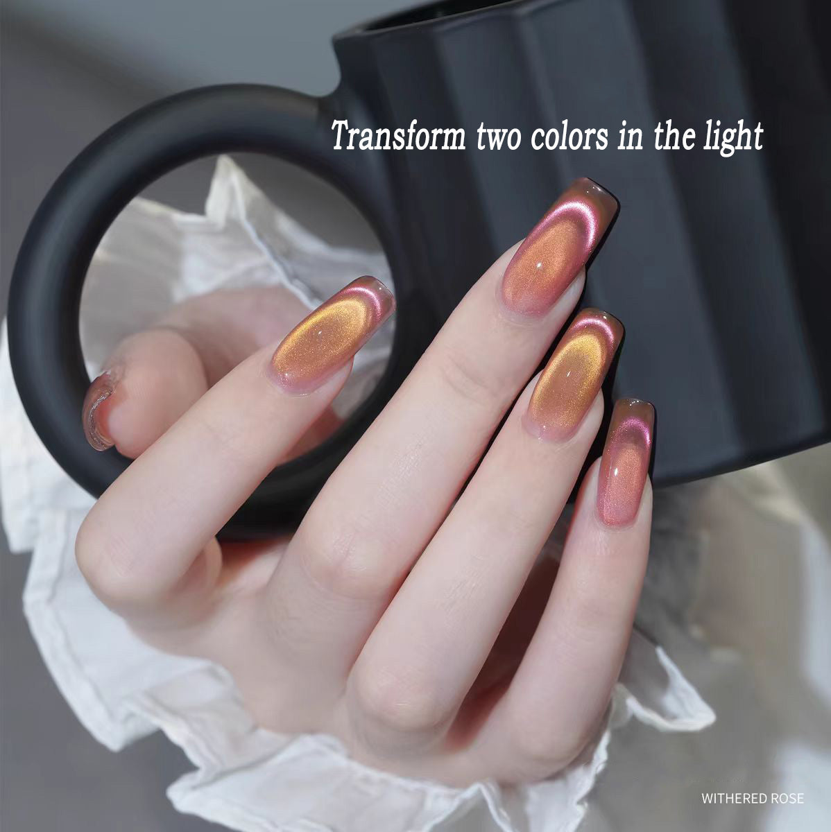 Dual-color Cat Eye Magnetic Gel Polish