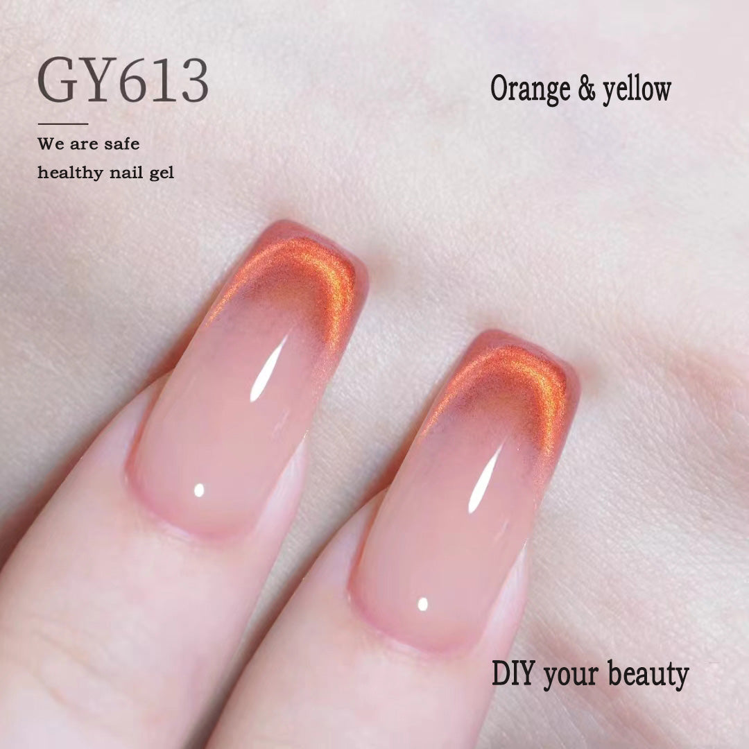 Dual-color Cat Eye Magnetic Gel Polish