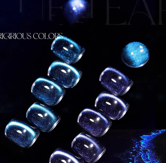 Ocean Series Cat Eye Nail Gel
