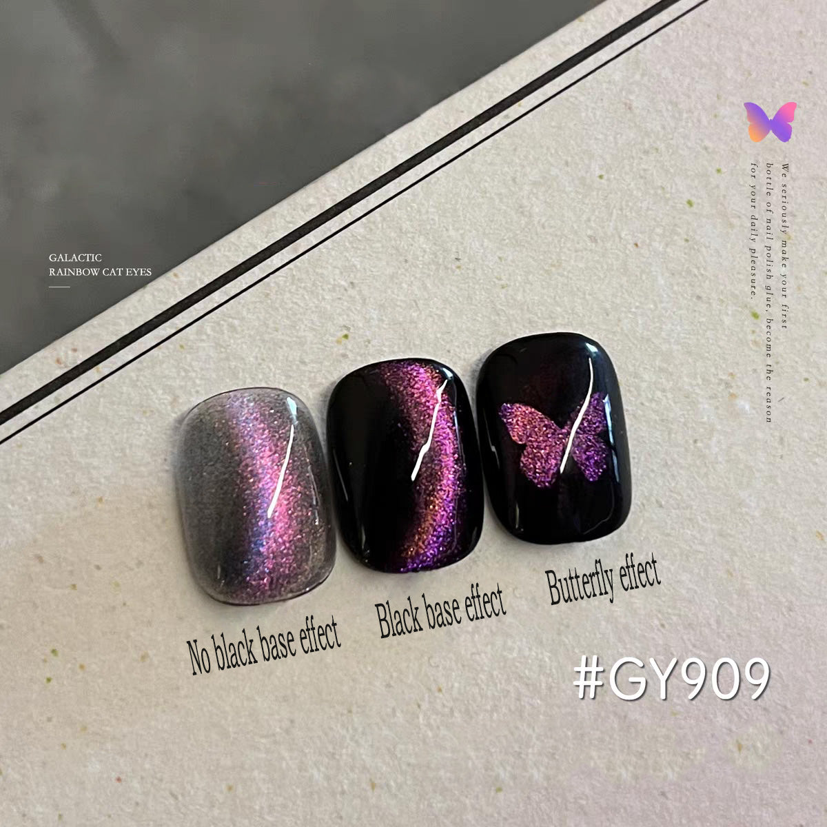 🌈 Rainbow Glow Cat Eye Gel Collection