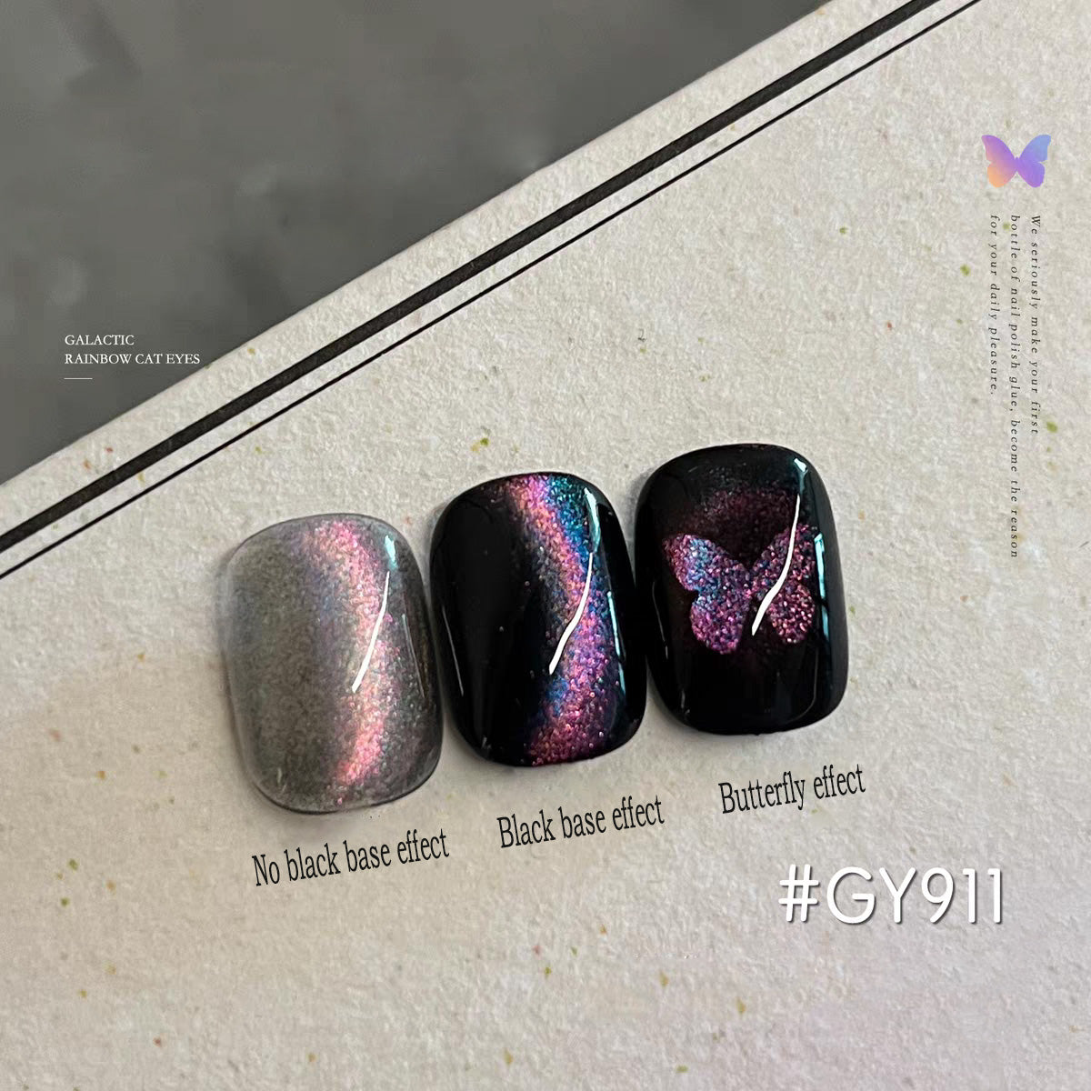 🌈 Rainbow Glow Cat Eye Gel Collection