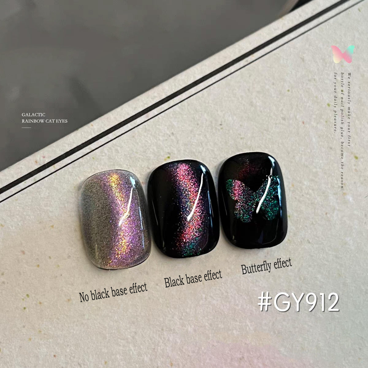 🌈 Rainbow Glow Cat Eye Gel Collection