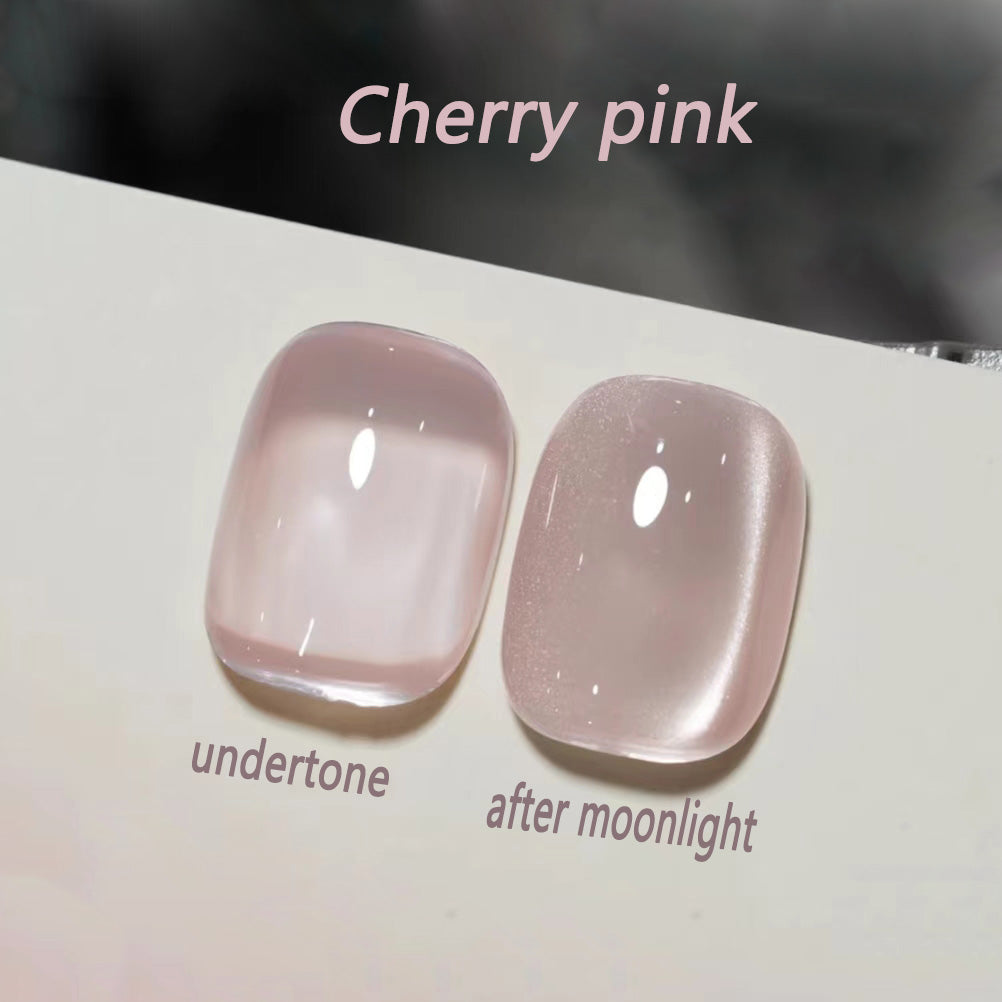 White shimmer cat eyes