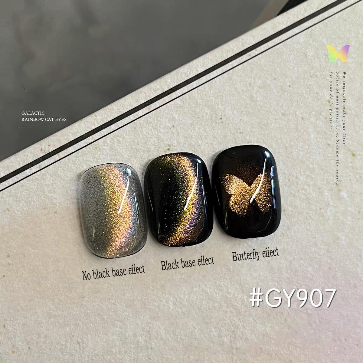 🌈 Rainbow Glow Cat Eye Gel Collection