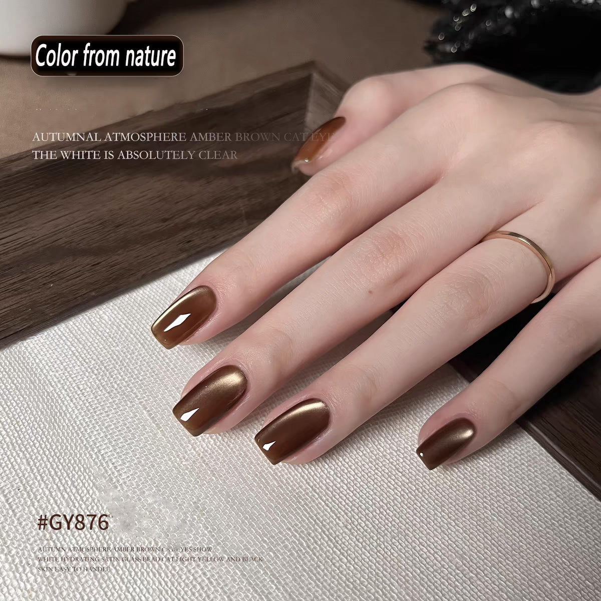 Amber Glimmer（Brown Cat Eye Gel Polish）
