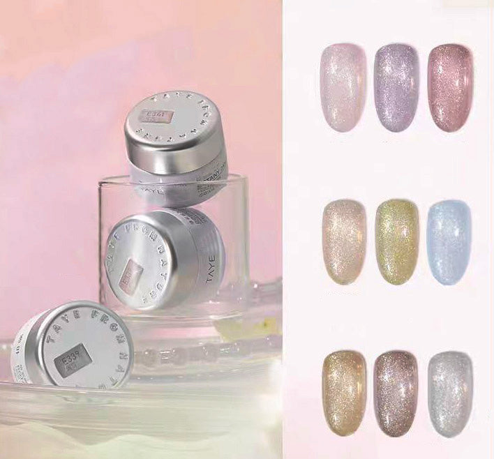 New fine flash nail polish glue（E338）