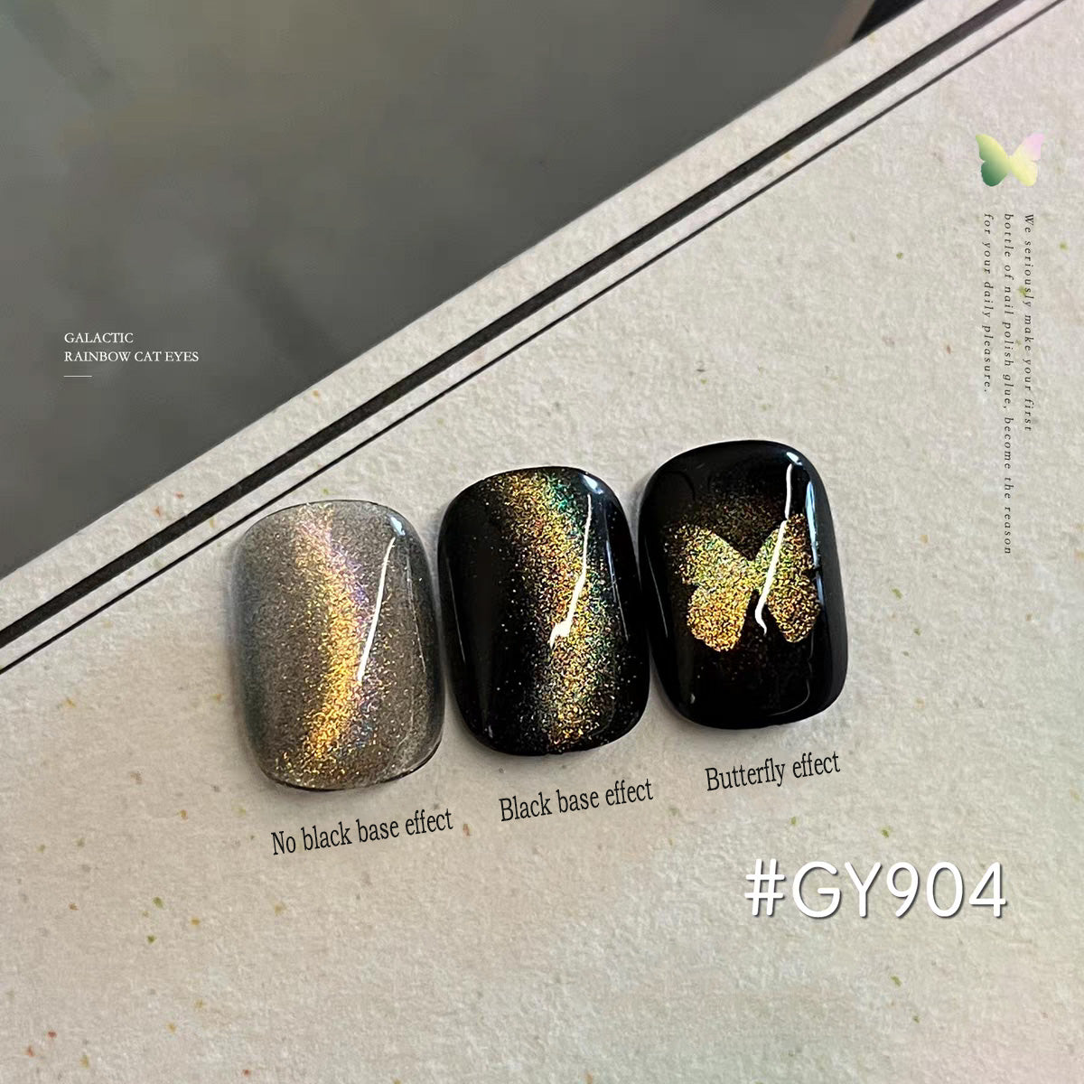 🌈 Rainbow Glow Cat Eye Gel Collection