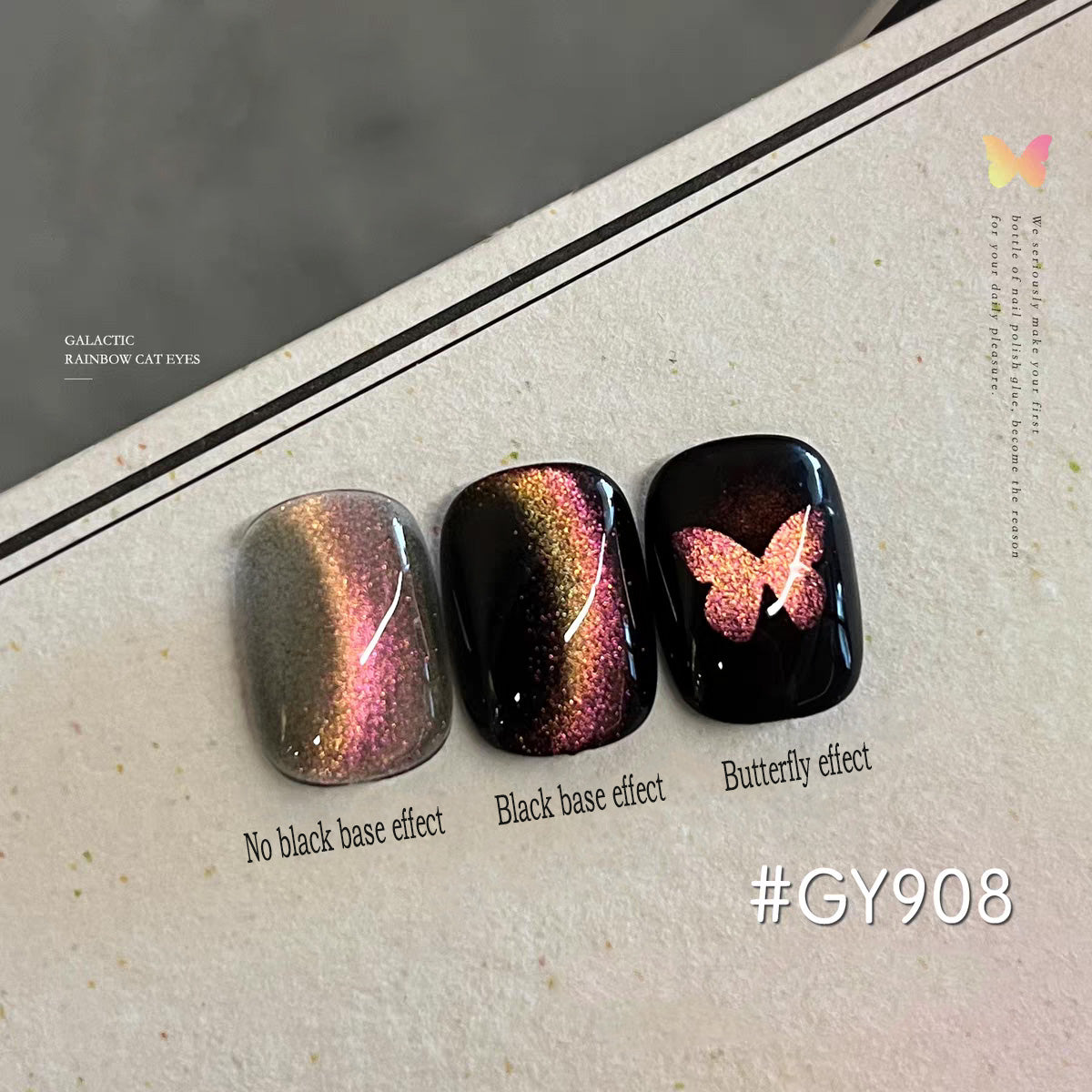 🌈 Rainbow Glow Cat Eye Gel Collection