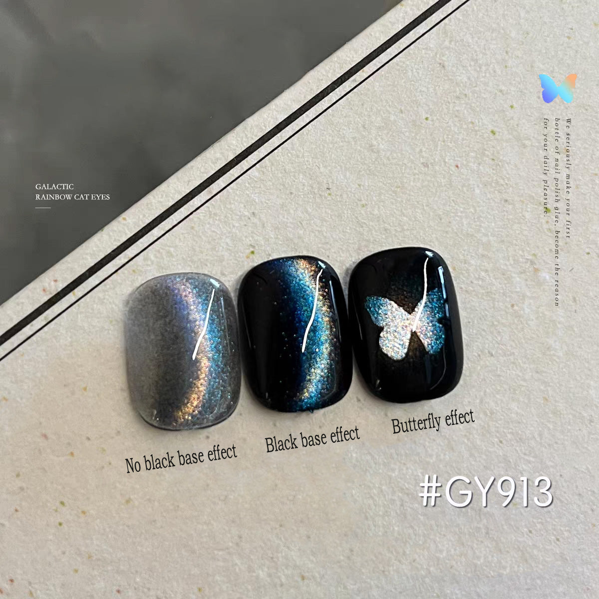 🌈 Rainbow Glow Cat Eye Gel Collection